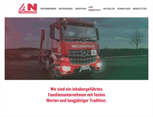 Tablet Screenshot of neuenhaus.com